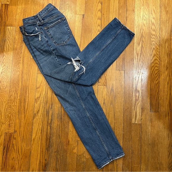 Abercrombie & Fitch Curve Love Ultra High Rise 90s Straight Jean Size 29 / 8 - Picture 11 of 12